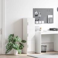 Висок шкаф Бяло 31.5 x 32 x 122.5 см