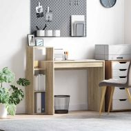 Бюро с рафт Сонома дъб 100 x 40 x 90 cm Инженерно дърво