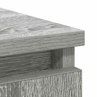 Бюфет с чекмеджета, сив сонома, 71x35x84 см, инженерно дърво