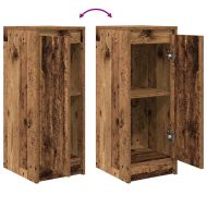 Сайдборд, старо дърво, 29,5x34x76 см, инженерно дърво