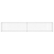 Габионна стена с капаци, поцинкована стомана, 300x30x50 см