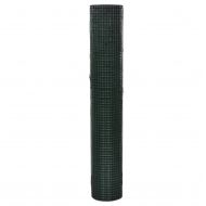 Кокошкарска мрежа, поцинкована с PVC покритие, 25x1 м, зелена