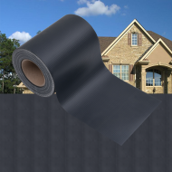 Градински екрани за уединение 2 pcs Тъмен сив 35 x 0,19 m ПВЦ