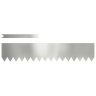 Ограда за трева 50 pcs Сребрист 100 x 0.05 x 20 см