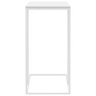 Странична маса, бяла, 40x30x59 см, инженерна дървесина