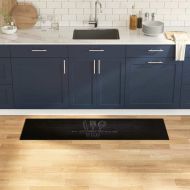 Килим за кухня Черно 150 x 45 см Кадифе