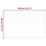 Мат за врата Черно 60 x 40 x 1.2 см Тедди плат