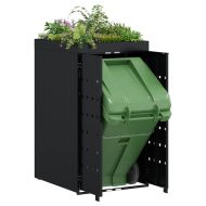 Склад за контейнери с покрив за растения за единичен контейнер 240L