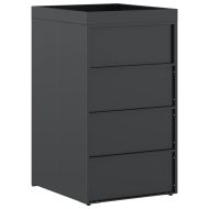 Съхранение за кош за отпадъци с покрив за саксия за 240L контейнер