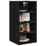 Висящ шкаф Черен дъб 30 x 29,5 x 60 см Инженерна дървесина