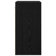 Висящ шкаф с рафт Черен дъб 40 x 29,5 x 60 см Инженерно дърво