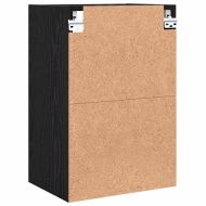 Висящ шкаф с рафт Черен дъб 40 x 29,5 x 60 см Инженерно дърво