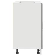 Кухненски ъглов основен шкаф Черен дъб 86 x 46 x 81,5 см