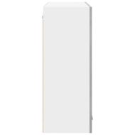 Висящ шкаф с врата Сив Сонома 80 x 31 x 80 см Инженерно дърво