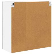 Висящ шкаф с врата Сив Сонома 80 x 31 x 80 см Инженерно дърво