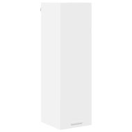 Висящ шкаф със съхранение Бяло 30 x 31 x 100 см Инженерно дърво