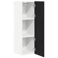Висящ шкаф с врата Черния дъб 30 x 31 x 100 см Инженерно дърво