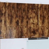 Висящ шкаф с врата Димян дъб 30 x 31 x 100 см Инженерно дърво