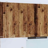 Висящ шкаф с врата Старо дърво 30 x 31 x 100 см Инженерно дърво