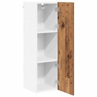 Висящ шкаф с врата Старо дърво 30 x 31 x 100 см Инженерно дърво