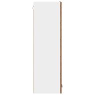 Висящ шкаф с врата Старо дърво 30 x 31 x 100 см Инженерно дърво
