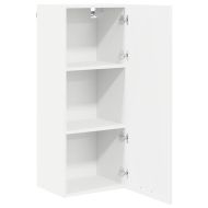 Висящ шкаф със съхранение Бяло 40 x 31 x 100 см Инженерно дърво