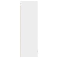 Висящ шкаф със съхранение Бяло 40 x 31 x 100 см Инженерно дърво