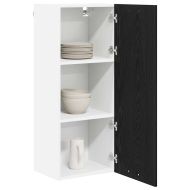 Висящ шкаф с врата Черния дъб 40 x 31 x 100 см Инженерно дърво
