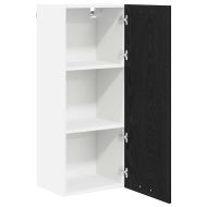 Висящ шкаф с врата Черния дъб 40 x 31 x 100 см Инженерно дърво