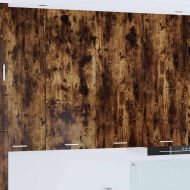 Висящ шкаф с врата Димян дъб 80 x 31 x 100 см Инженерно дърво