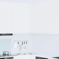 Висящ шкаф със съхранение Бяло 57 x 57 x 100 см Инженерно дърво