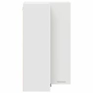 Висящ шкаф със съхранение Бяло 57 x 57 x 100 см Инженерно дърво