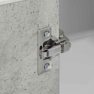 Висящ шкаф Бетон сив и бяло 57 x 57 x 100 см Инженерно дърво