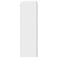 Висящ шкаф с врата Сив Сонома 40 x 31 x 100 см Инженерно дърво