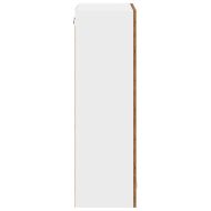 Висящ шкаф с врата Старо дърво 40 x 31 x 100 см Инженерно дърво