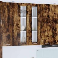 Висящ шкаф с врата Димян дъб 60 x 31 x 100 см Инженерно дърво