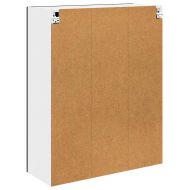 Висящ шкаф с врата Черния дъб 80 x 31 x 100 см Инженерно дърво