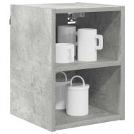 Висящ шкаф Циментено сиво 30 x 29,5 x 40 см Инженерна дървесина