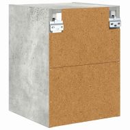 Висящ шкаф Циментено сиво 30 x 29,5 x 40 см Инженерна дървесина