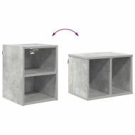 Висящ шкаф Циментено сиво 30 x 29,5 x 40 см Инженерна дървесина
