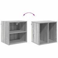 Висящ шкаф Сив Сонома 40 x 29,5 x 40 см Инженерно дърво