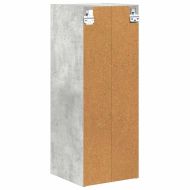 Висящ шкаф Циментено сиво 30 x 29,5 x 80 см Инженерно дърво