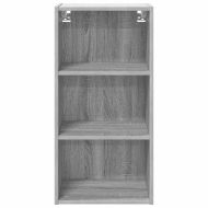 Висящ шкаф Сив Сонома 40 x 29,5 x 80 см Инженерно дърво