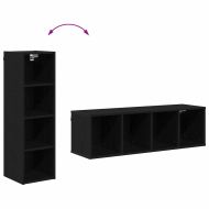 Висящ шкаф Черния дъб 30 x 29,5 x 100 см Инженерно дърво