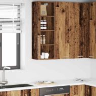 Висящ шкаф Старо дърво 30 x 29,5 x 100 см Инженерно дърво