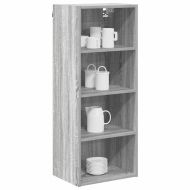 Висящ шкаф Сив Сонома 40 x 29,5 x 100 см Инженерно дърво