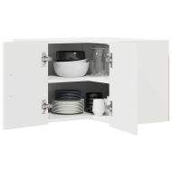 Кухненски шкаф Лъскаво бяло 57 x 57 x 40 см Инженерно дърво