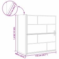 Екран за душ и вана Черен и прозрачен 116 x 68 x 128 см