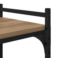 Библиотека дъб артизан 76 x 32 x 192 см Инженерно дърво