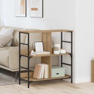 Рафт за книги дъб артизан 78.5 x 33 x 82 см Инженерно дърво